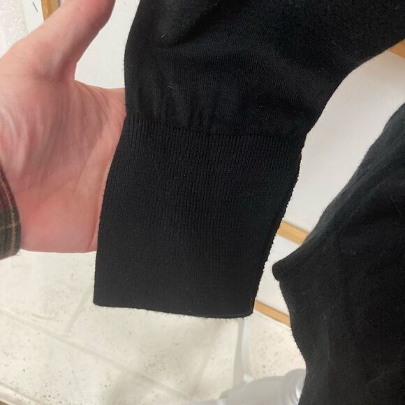 Halogen crew neck sweater NWOT w/ pretty knit pattern neck🌹 - Picture 4 of 6